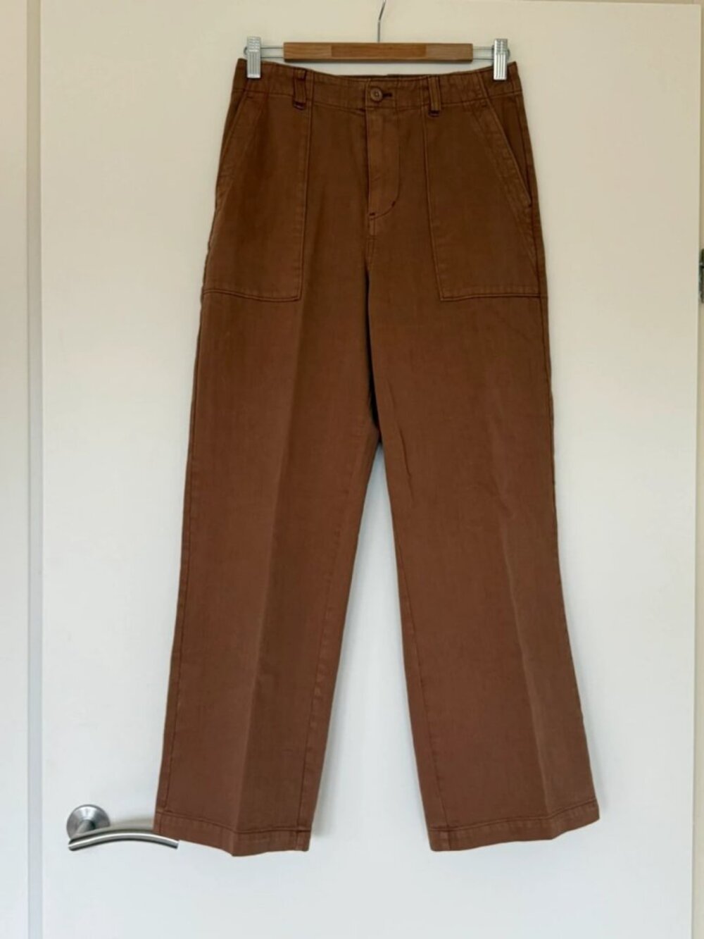 Women's Brown Wide Leg Utility Pants Size 26